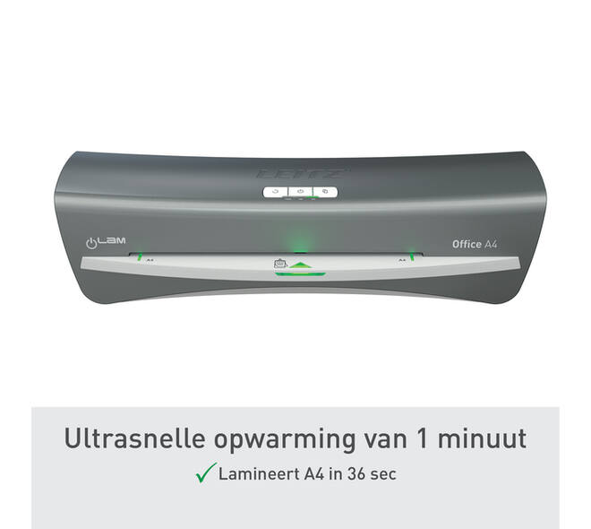 Lamineermachine Leitz iLAM Office A4 zilver