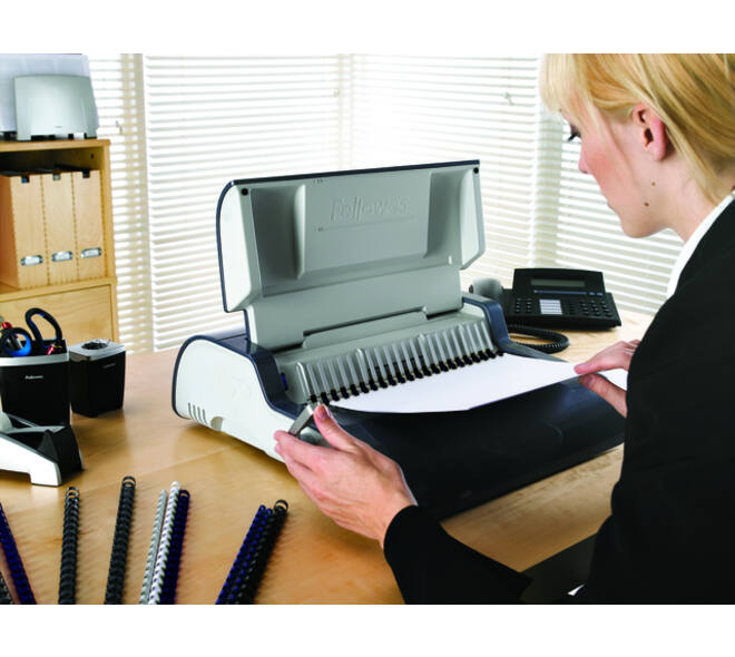 Inbindmachine Fellowes Quasar-E 21-gaats