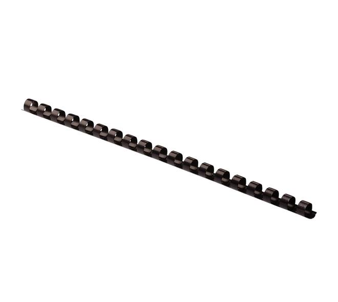 Bindrug Fellowes 6mm 21rings A4 zwart 100 stuks
