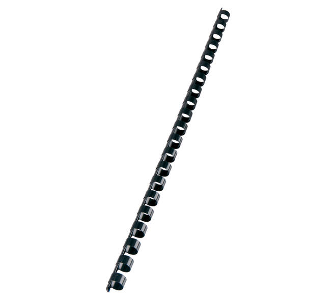 Bindrug GBC 10mm 21rings A4 zwart 100 stuks
