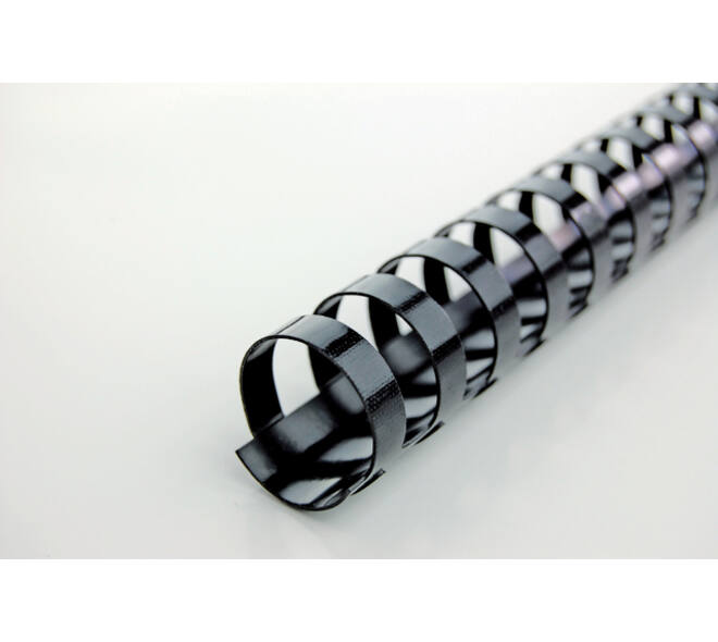 Bindrug GBC 12mm 21rings A4 zwart 100 stuks