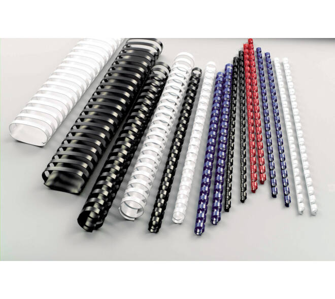 Bindrug GBC 16mm 21rings A4 zwart 100 stuks