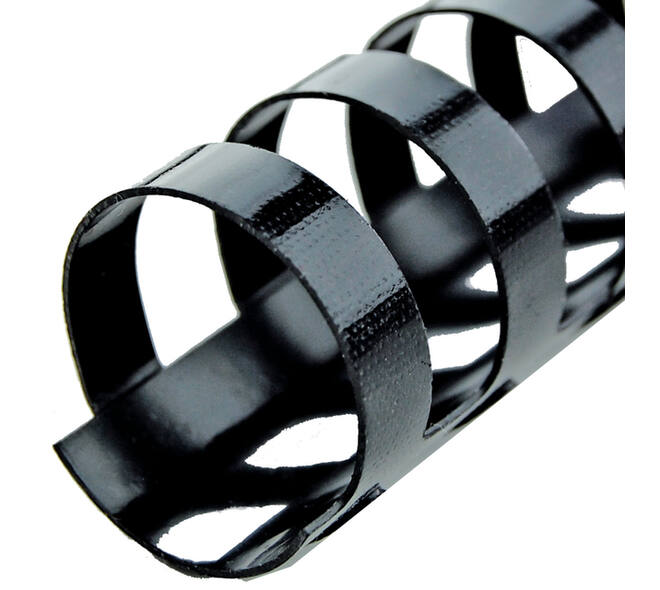 Bindrug GBC 19mm 21rings A4 zwart 100 stuks