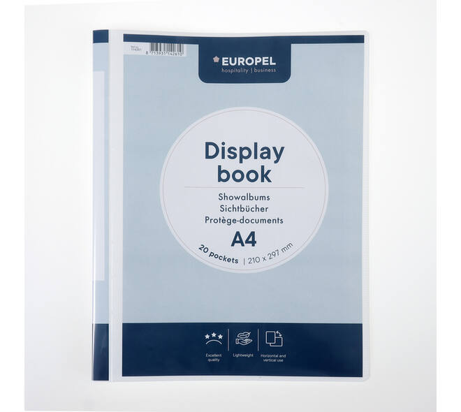 Showmap Europel Frontview A4 20-tassen wit