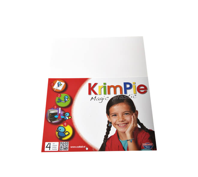 Krimpievel Collall Magic Plastic wit set à 4 vel