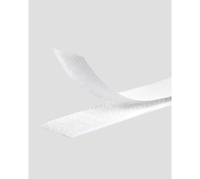 Klittenband Folia 20mmx2m wit 2 rollen