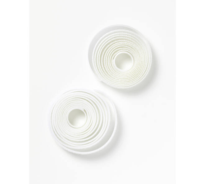 Klittenband Folia 20mmx2m wit 2 rollen