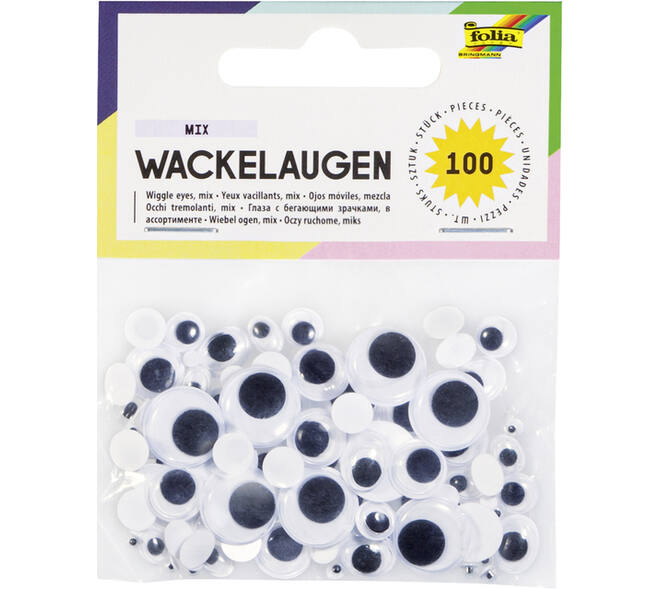 Wiebelogen Folia 100 stuks 6 formaten wit 100 stuks