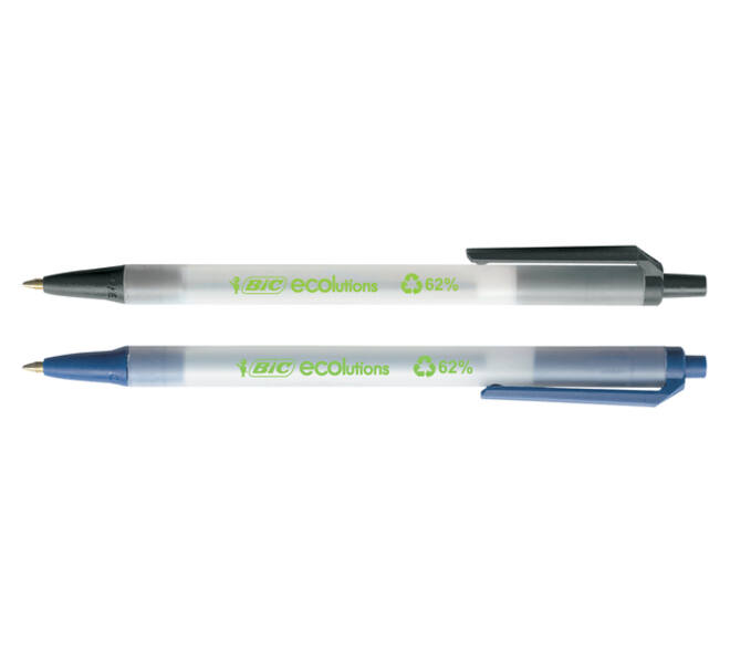 Balpen Bic Ecolutions medium zwart