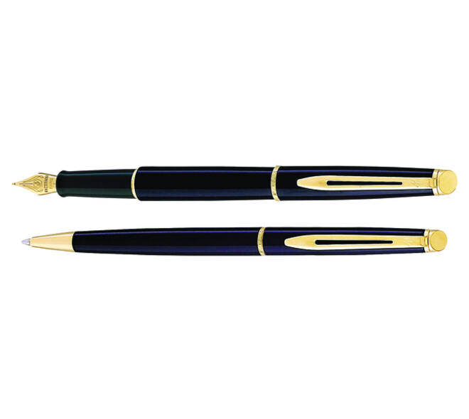 Balpen Waterman Hémisphère black lacquer GT medium