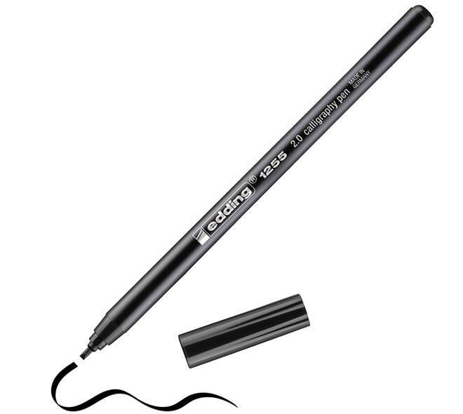 Kalligrafiepen edding 1255 2.0mm zwart