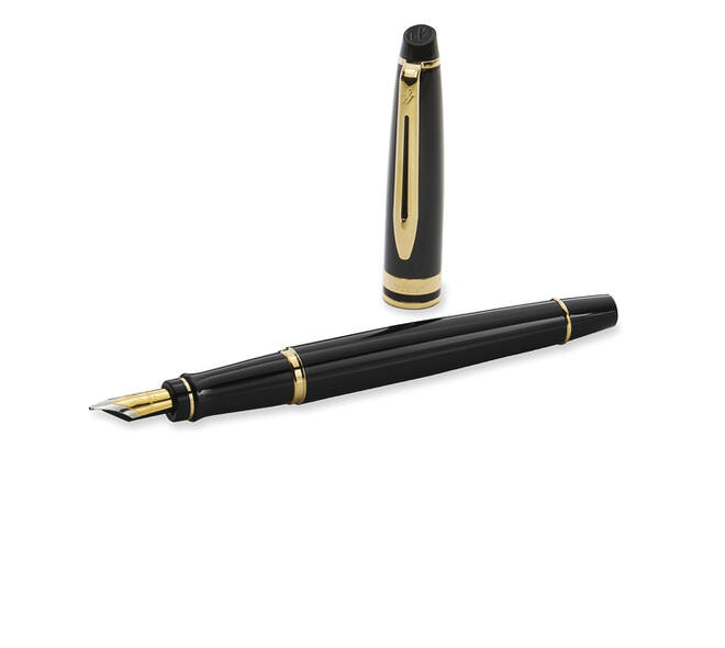 Vulpen Waterman Expert black lacquer GT medium