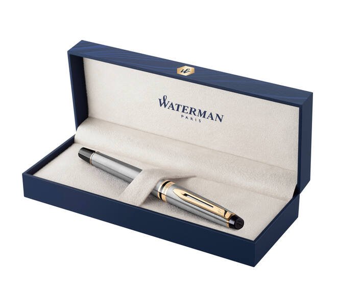 Vulpen Waterman Expert stainless steel GT medium