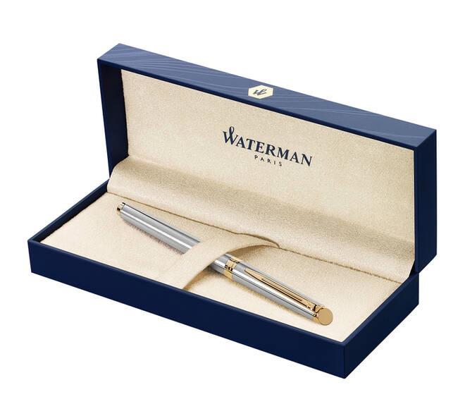 Vulpen Waterman Hémisphère stainless steel GT fijn
