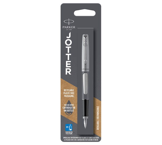 Vulpen Parker Jotter stainless Steel CT medium