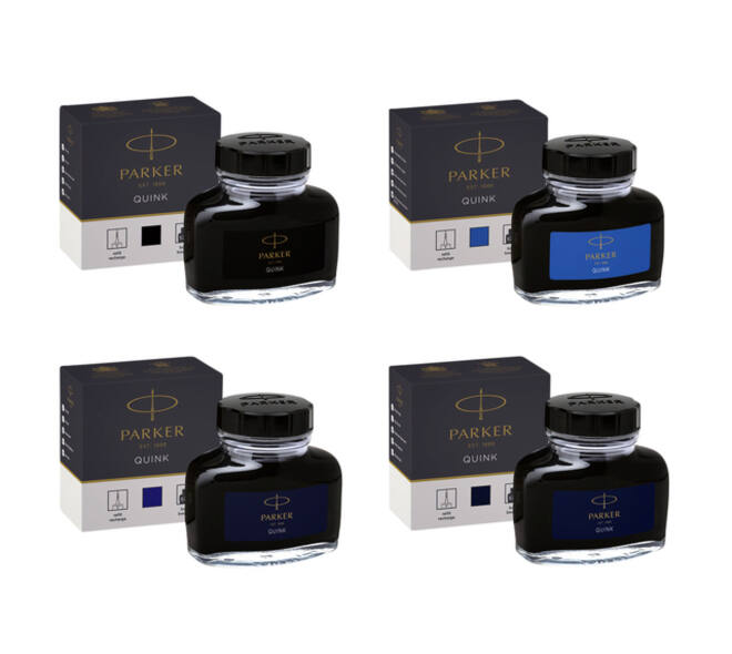 Vulpeninkt Parker Quink permanent 57ml zwart