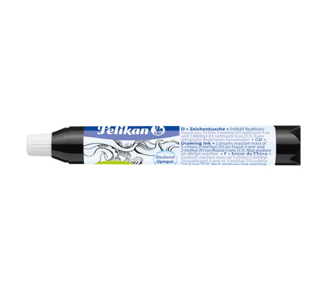 Oostindische inkt Pelikan pipet 9ml zwart