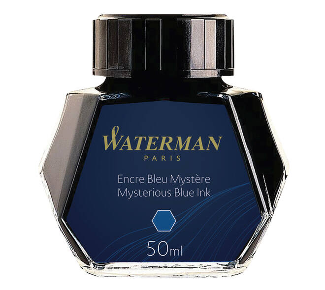 Vulpeninkt Waterman 50ml standaard blauw-zwart