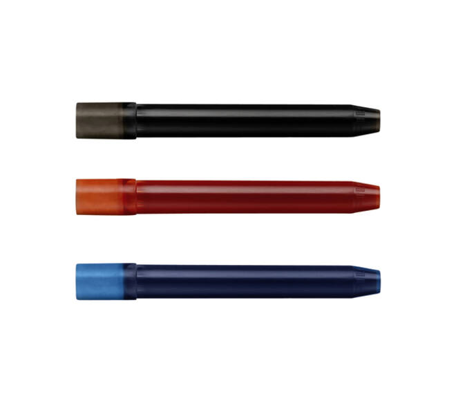 Inktpatroon PILOT Begreen Hi-Tecpoint V5/V7 zwart set à 3 stuks