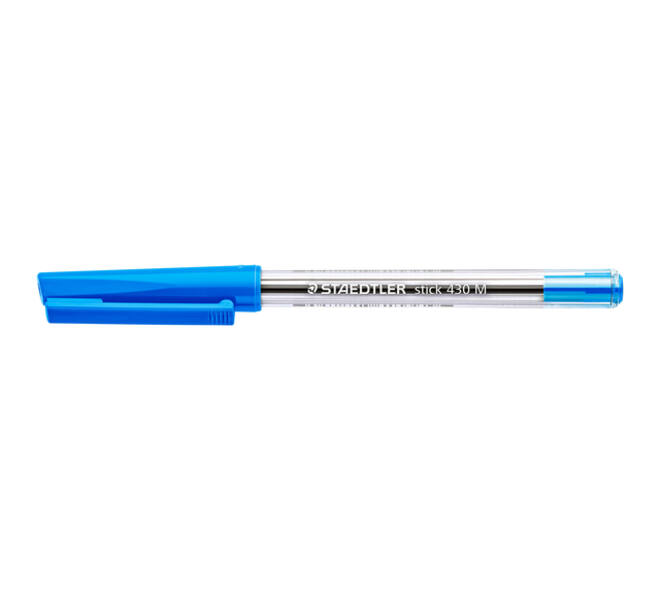 Balpen Staedtler Stick 430 medium blauw