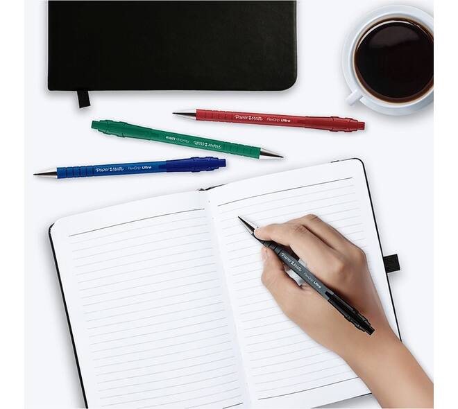 Balpen Paper Mate Flexgrip Ultra medium rood
