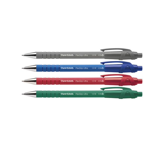 Balpen Paper Mate Flexgrip Ultra medium groen