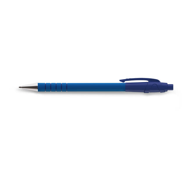 Balpen Paper Mate Flexgrip Ultra medium blauw blister à 5 stuks