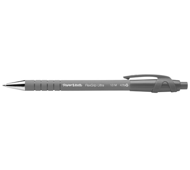 Balpen Paper Mate Flexgrip Ultra medium zwart valuepack 30+6 gratis
