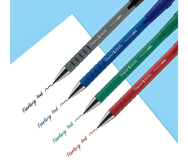 Balpen Paper Mate Flexgrip Ultra medium blauw valuepack 30+6 gratis