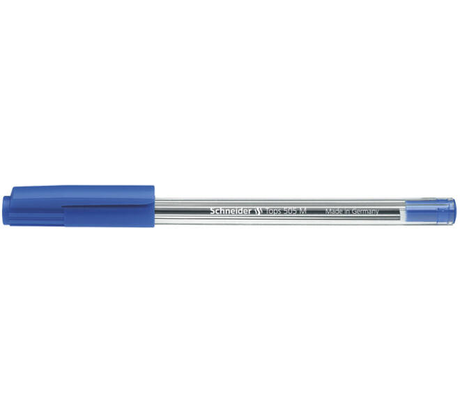 Balpen Schneider Tops 505 medium blauw