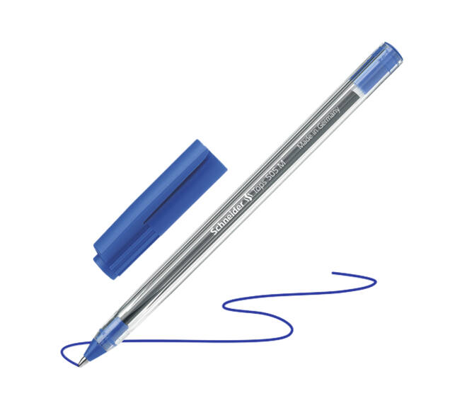Balpen Schneider Tops 505 medium blauw