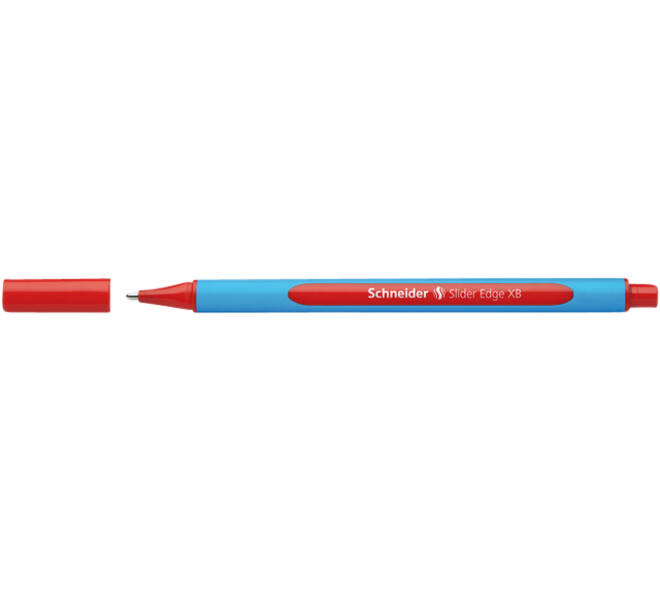 Balpen Schneider Slider Edge extra breed rood