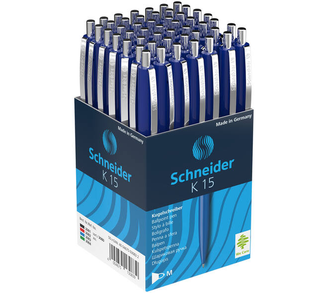 Balpen Schneider K15 medium blauw