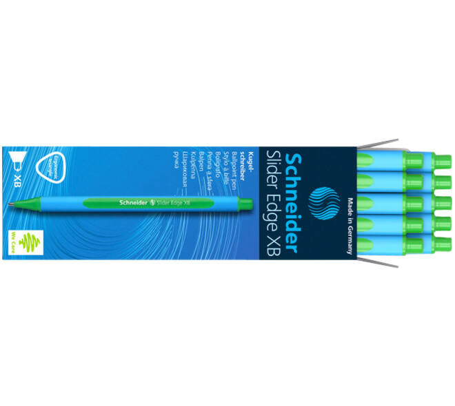 Balpen Schneider Slider Edge extra breed groen
