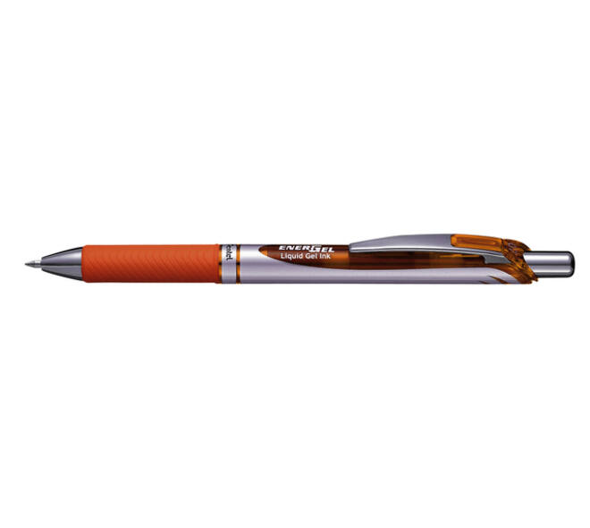 Gelschrijver Pentel BL77 Energel medium oranje