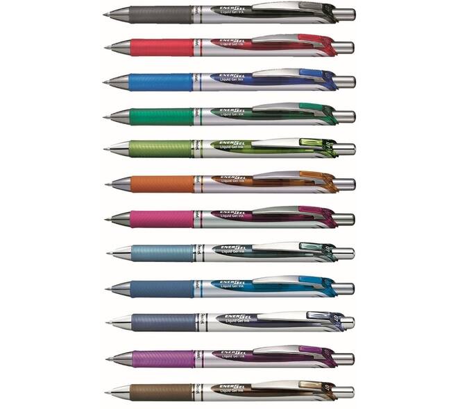 Gelschrijver Pentel BL77 Energel medium rood