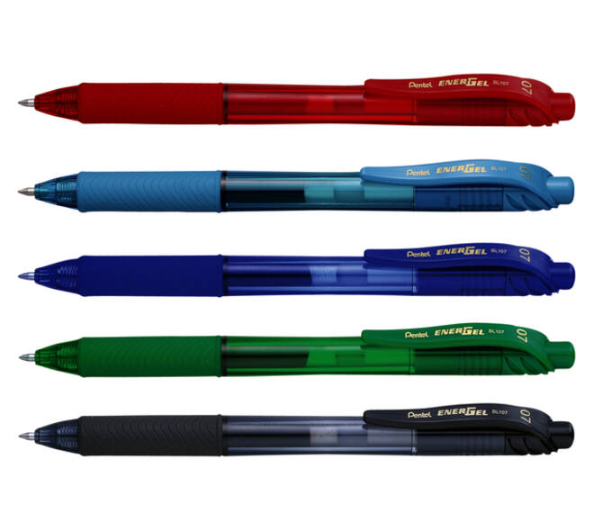 Gelschrijver Pentel BL107 Energel-X medium zwart