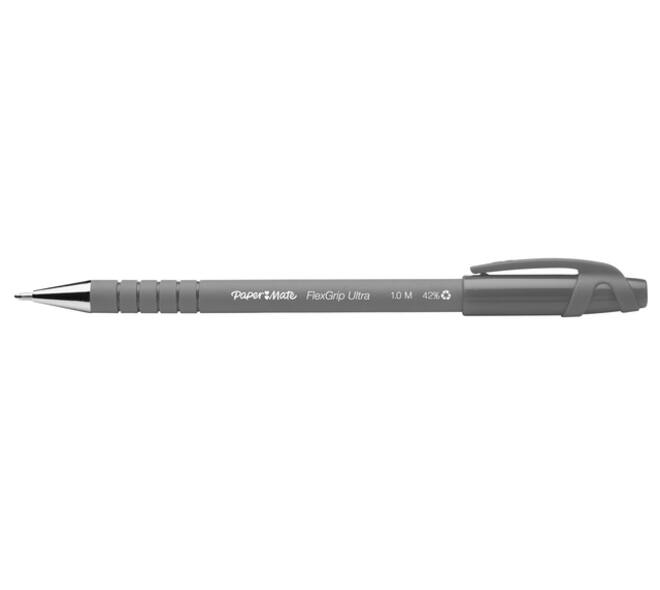 Balpen Paper Mate Flexgrip Ultra stick medium zwart