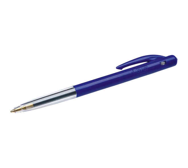 Balpen Bic M10 medium blauw blister à 10 stuks
