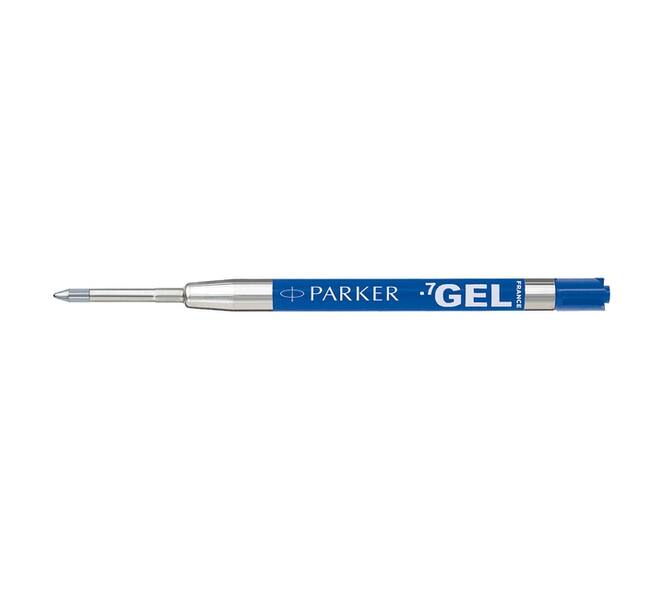 Gelschrijvervulling Parker Quink medium blauw blister à 1 stuk