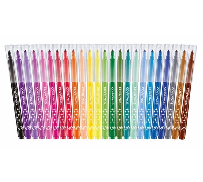 Viltstift Maped Color'Peps Long Life set á 24 kleuren