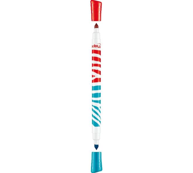 Viltstift Maped Color'Peps Duo Colors set á 10 stuks assorti