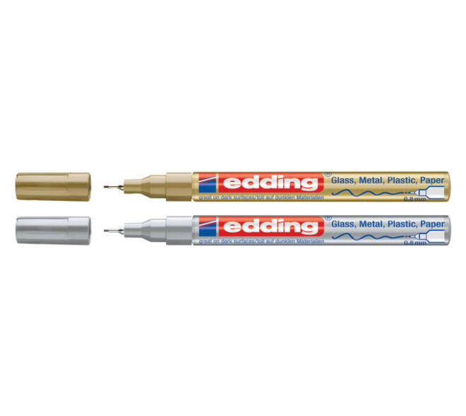 Paintmarker edding 780 op oliebasis 0.8mm goud