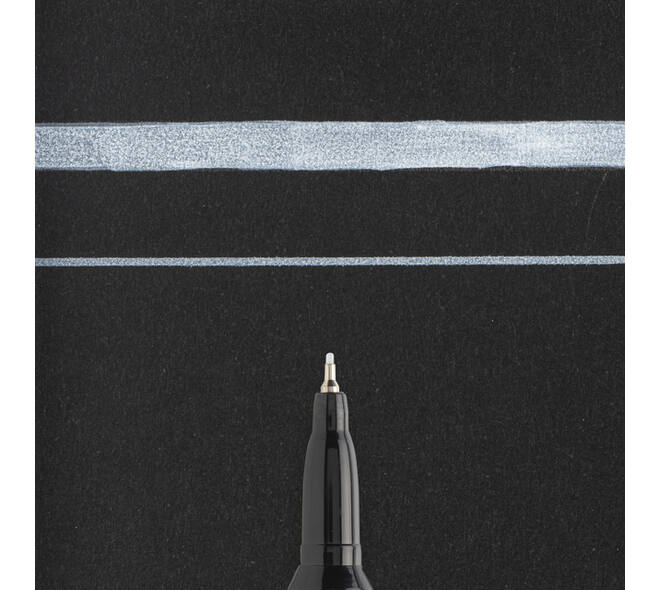 Viltstift Sakura Pen-touch extra fijn wit