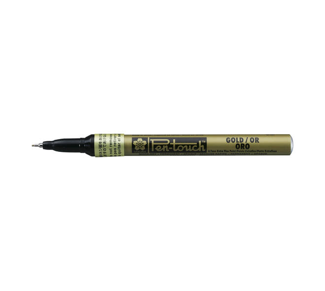 Viltstift Sakura Pen-touch extra fijn goud