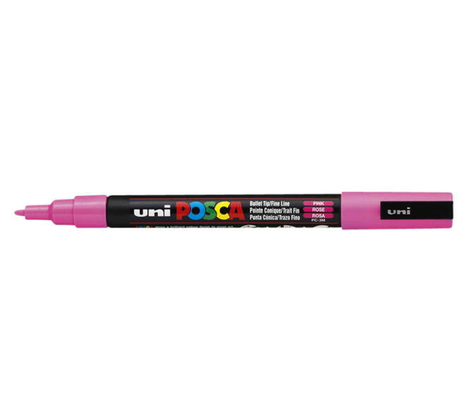 Paintmarker Uni POSCA PC3M fijn roze