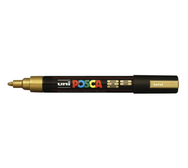 Paintmarker Uni POSCA PC5M medium goud