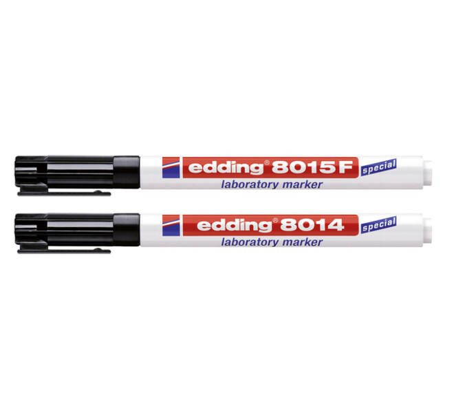 Viltstift edding 8014 laboratorium rond 1mm zwart