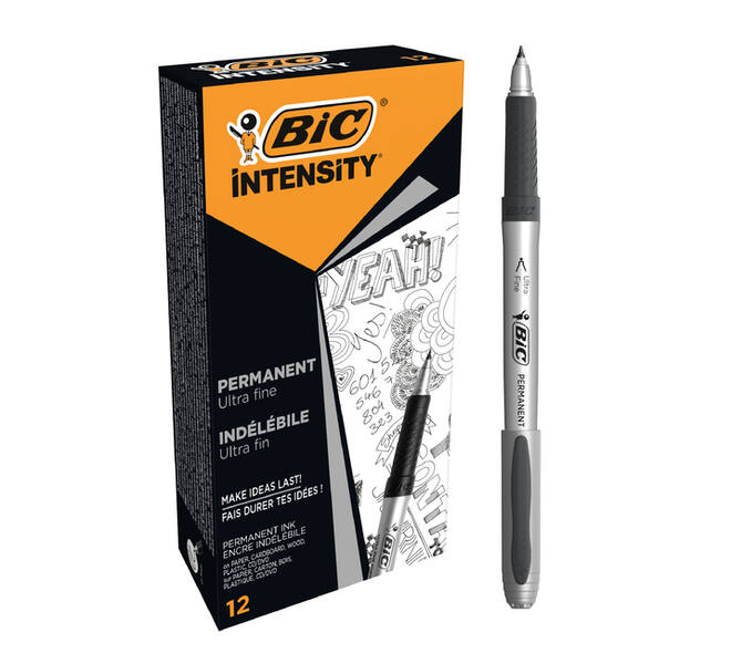 Permanent marker Bic Intensity ultra fijn zwart