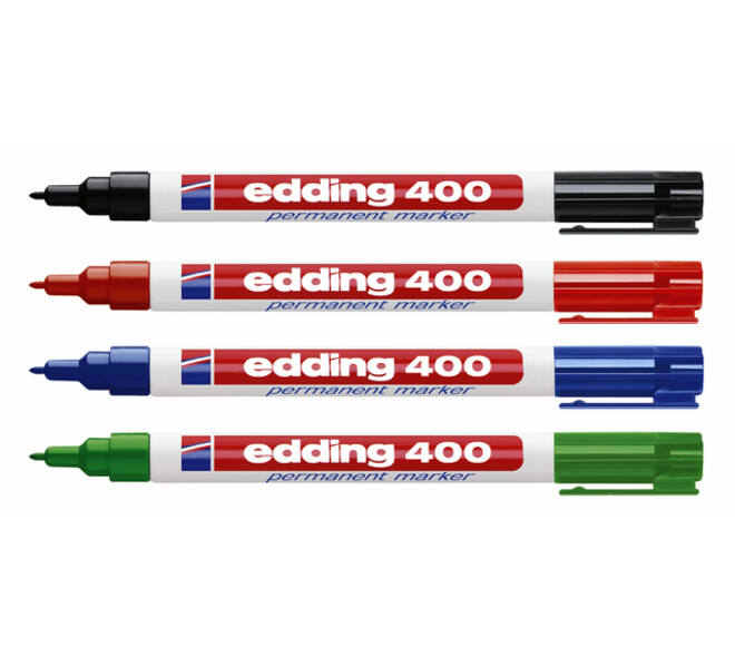 Viltstift edding 400 rond 1mm zwart